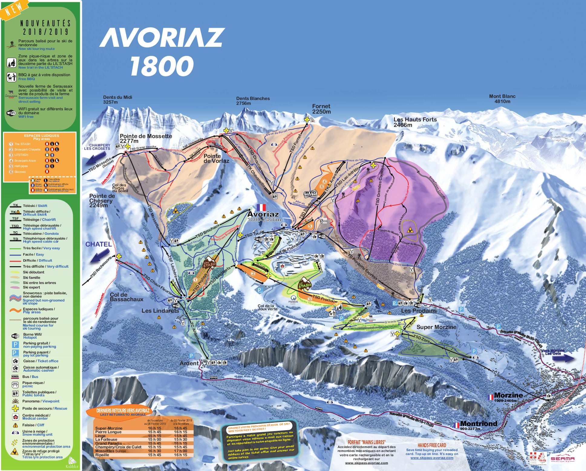 Map of Avoriaz